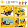 ZHEGAO QL0234 0234 non  XE BEN KỸ THUẬT bộ đồ chơi xếp lắp ráp ghép mô hình City ENGINEERING Thành Phố 755 khối