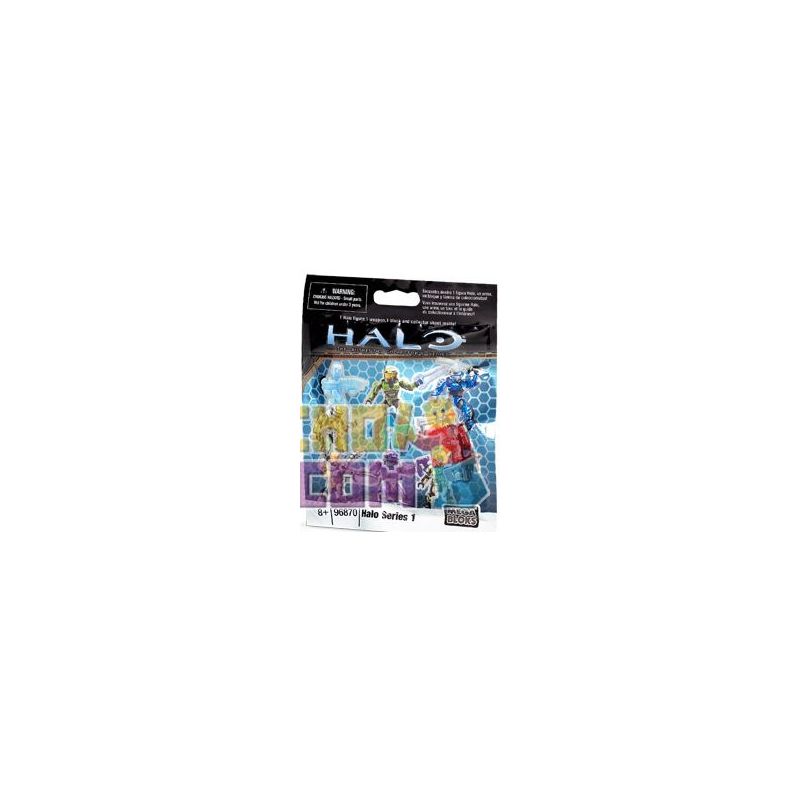 MEGA BLOKS 96870U non  HALO SERIES 1 HERO PACK (NGẪU NHIÊN) bộ đồ chơi xếp lắp ráp ghép mô hình Movie & Game HALO SERIES 1 HERO PACK (RANDOM) Phim Và Trò Chơi 3 khối