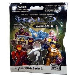 MEGA BLOKS 96870V non  HALO SERIES 2 HERO PACK (NGẪU NHIÊN) bộ đồ chơi xếp lắp ráp ghép mô hình Movie & Game HALO SERIES 2 HERO PACK (RANDOM) Phim Và Trò Chơi 3 khối