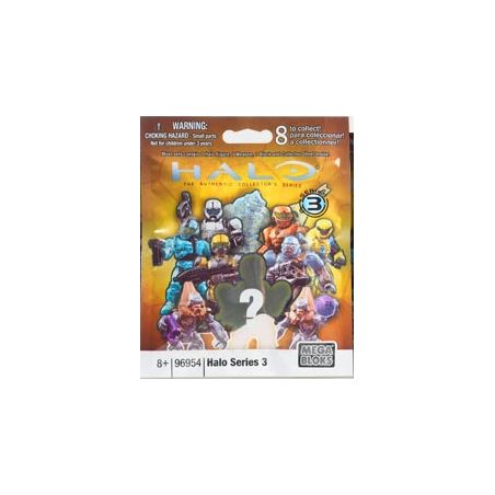 MEGA BLOKS 96954 non  HALO SERIES 3 HERO PACK (NGẪU NHIÊN) bộ đồ chơi xếp lắp ráp ghép mô hình Movie & Game HALO SERIES 3 HERO PACK (RANDOM) Phim Và Trò Chơi