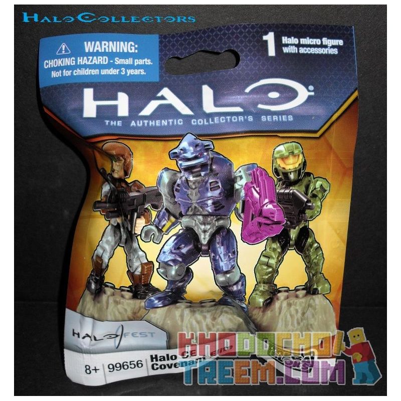MEGA BLOKS 99656 non  GIAO ƯỚC HALO CE ELITE bộ đồ chơi xếp lắp ráp ghép mô hình Movie & Game HALO CE COVENANT ELITE Phim Và Trò Chơi 2 khối