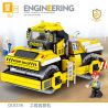 ZHEGAO QL0236 0236 non  CON LĂN KỸ THUẬT bộ đồ chơi xếp lắp ráp ghép mô hình City ENGINEERING Thành Phố 744 khối