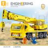 ZHEGAO QL0238 0238 non  CẦN TRỤC KỸ THUẬT bộ đồ chơi xếp lắp ráp ghép mô hình City ENGINEERING Thành Phố 808 khối