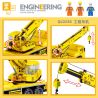 ZHEGAO QL0238 0238 non  CẦN TRỤC KỸ THUẬT bộ đồ chơi xếp lắp ráp ghép mô hình City ENGINEERING Thành Phố 808 khối