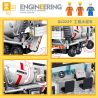 ZHEGAO QL0239 0239 non  XE CHỞ XI MĂNG KỸ THUẬT bộ đồ chơi xếp lắp ráp ghép mô hình City ENGINEERING Thành Phố 771 khối
