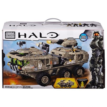 MEGA BLOKS 97174 non  VOI MA MÚT UNSC bộ đồ chơi xếp lắp ráp ghép mô hình Computer Games UNSC MAMMOTH Trò Chơi 2030 khối