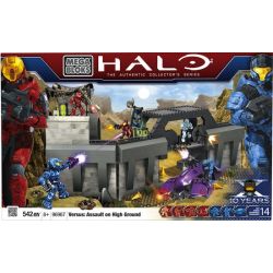 MEGA BLOKS 96967 non  RAIDLAND RAID. bộ đồ chơi xếp lắp ráp ghép mô hình Computer Games VERSUS ASSAULT ON HIGH GROUND Trò Chơi 542 khối