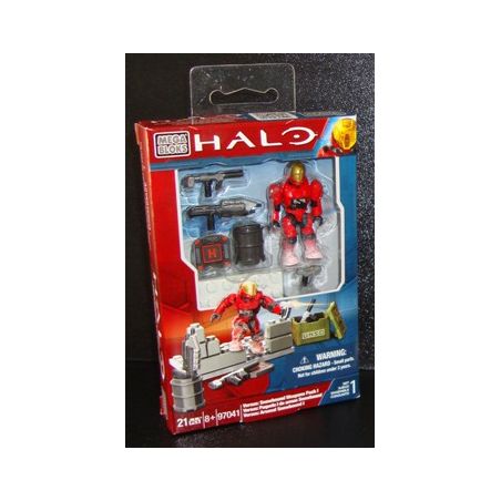 MEGA BLOKS 97041 non  GÓI VŨ KHÍ SNOWBOUND bộ đồ chơi xếp lắp ráp ghép mô hình Computer Games VERSUS SNOWBOUND WEAPONS PACK I Trò Chơi 21 khối