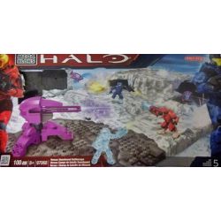 MEGA BLOKS 97068 non  DI TÍCH CHIẾN TRANH SNOWBOUND bộ đồ chơi xếp lắp ráp ghép mô hình Computer Games VERSUS SNOWBOUND BATTLESCAPE Trò Chơi 100 khối