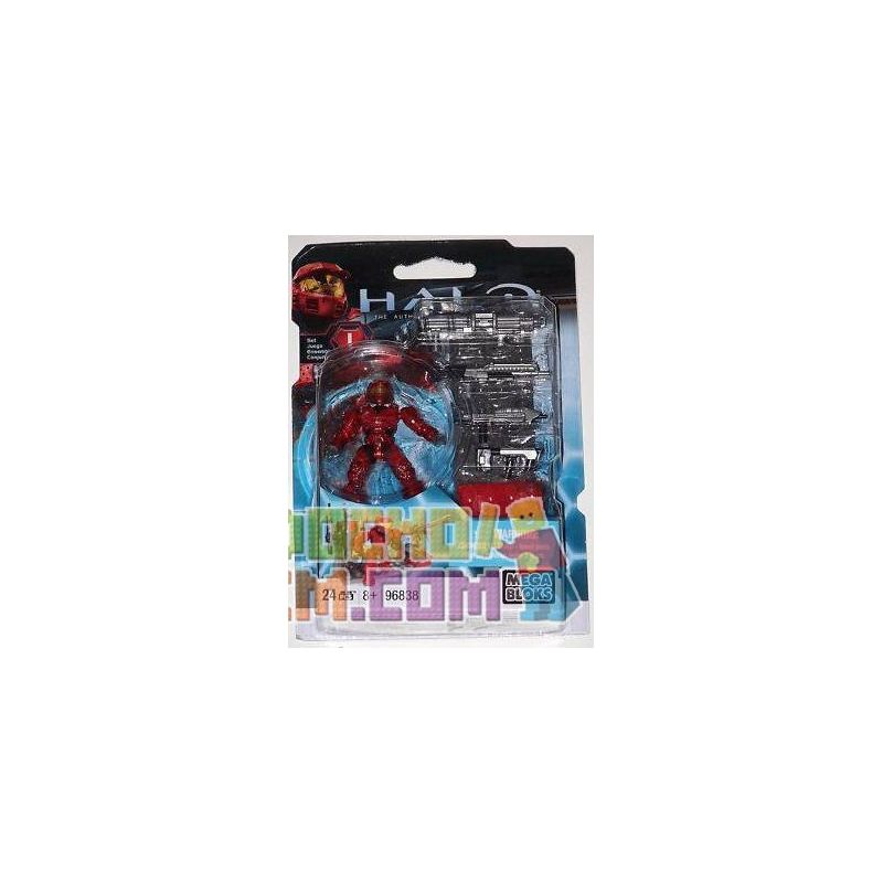 MEGA BLOKS 96838 non  GÓI VŨ KHÍ ĐỎ UNSC bộ đồ chơi xếp lắp ráp ghép mô hình Computer Games UNSC RED WEAPONS PACK Trò Chơi 24 khối