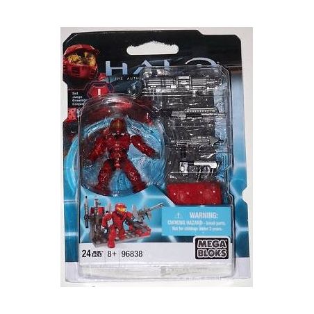 MEGA BLOKS 96838 non  GÓI VŨ KHÍ ĐỎ UNSC bộ đồ chơi xếp lắp ráp ghép mô hình Computer Games UNSC RED WEAPONS PACK Trò Chơi 24 khối