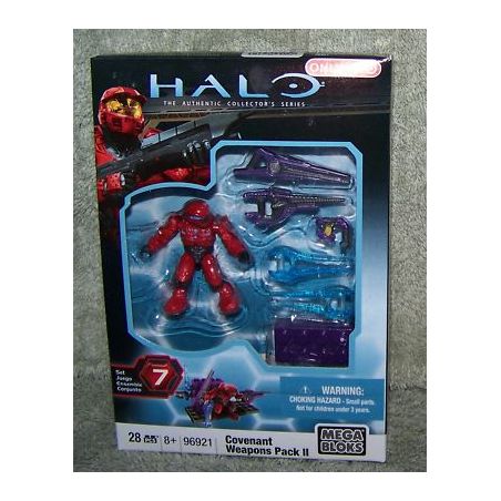 MEGA BLOKS 96921 non  SAO ALLIANCE WEAPON II bộ đồ chơi xếp lắp ráp ghép mô hình Computer Games COVENANT WEAPONS PACK II Trò Chơi 28 khối