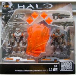 MEGA BLOKS DLB93 non  GÓI TÙY CHỈNH VŨ KHÍ PROMETHEUS bộ đồ chơi xếp lắp ráp ghép mô hình Computer Games PROMETHEAN WEAPONS CUSTOMIZER PACK Trò Chơi 44 khối