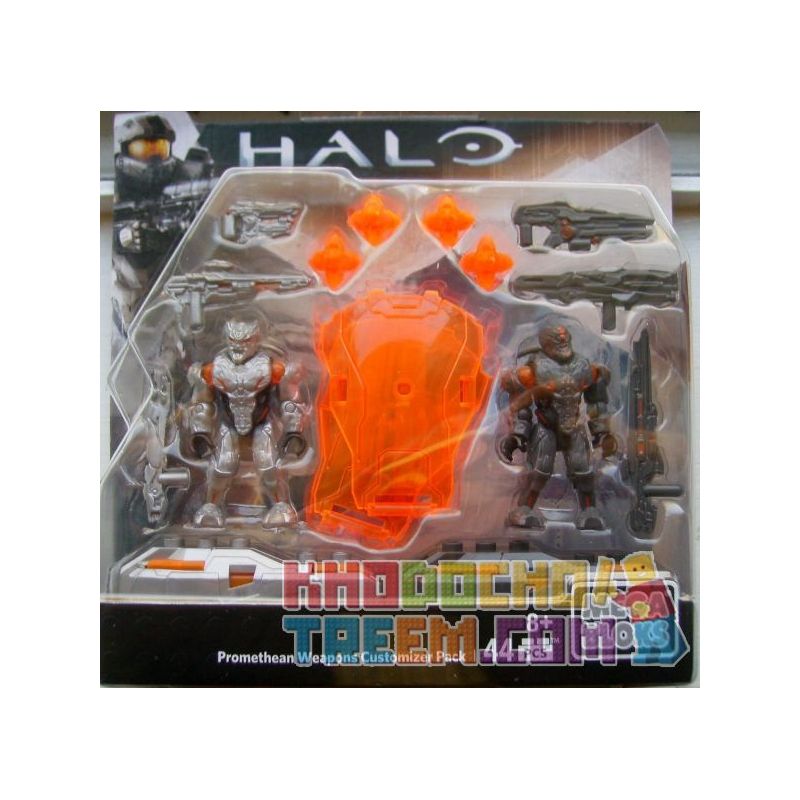 MEGA BLOKS DLB93 non  GÓI TÙY CHỈNH VŨ KHÍ PROMETHEUS bộ đồ chơi xếp lắp ráp ghép mô hình Computer Games PROMETHEAN WEAPONS CUSTOMIZER PACK Trò Chơi 44 khối