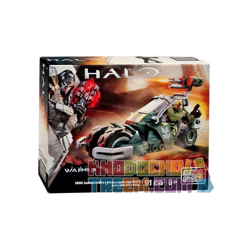 MEGA BLOKS DPJ90 non  UNSC JACKRABBIT BLITZ. bộ đồ chơi xếp lắp ráp ghép mô hình Computer Games Trò Chơi 91 khối