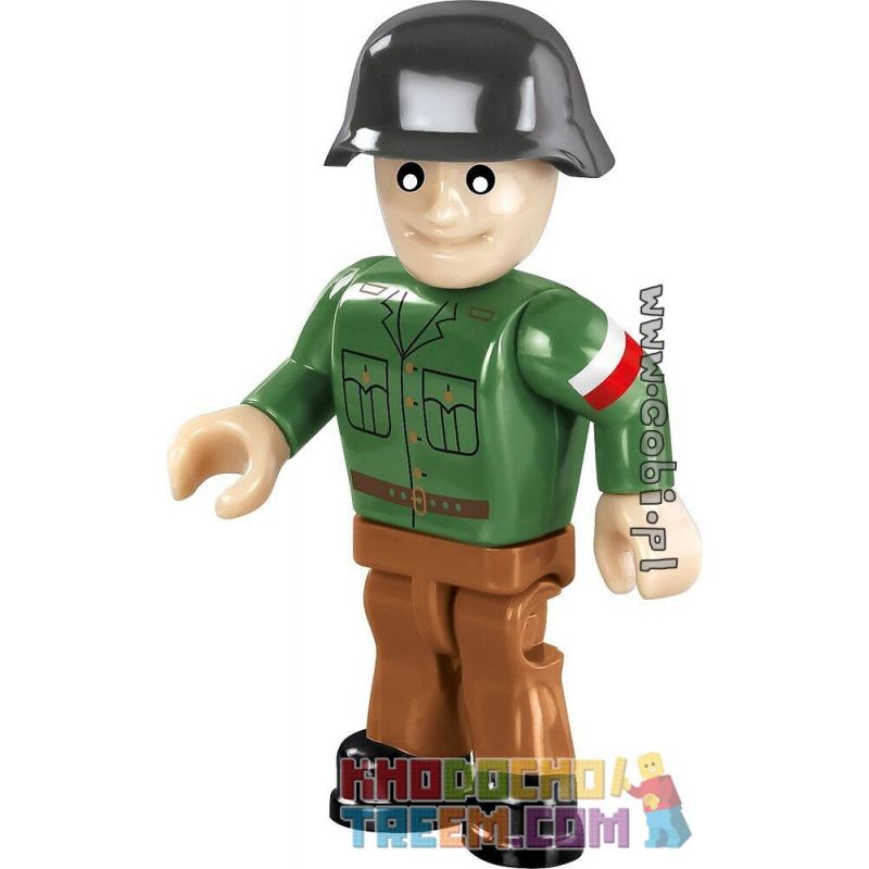 COBI 3035 non  CUỘC NỔI DẬY CỦA PANTHER WARSAW bộ đồ chơi xếp lắp ráp ghép mô hình Military Army PANTHER WARSAW UPRISING Quân Sự Bộ Đội 505 khối