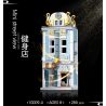 SHENZHEN RAEL ENTERTAINMENT 10009-2 10009-3 10009-4 10009-1 non  4 CỬA HÀNG XE ĐẠP ĐƯỜNG PHỐ CHÂU KEM HIỆU THUỐC THỂ DỤC bộ đồ chơi xếp lắp ráp ghép mô hình Mini Modular THE EUROPE STREET Đường Phố Thu Nhỏ 1109 khối
