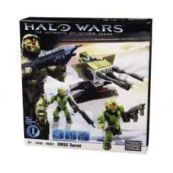 MEGA BLOKS 96801 non  THÁP PHÁO UNSC bộ đồ chơi xếp lắp ráp ghép mô hình Computer Games UNSC TURRET Trò Chơi 60 khối