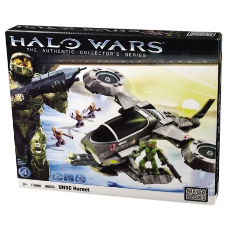MEGA BLOKS 96806 non  UNSC HORNET. bộ đồ chơi xếp lắp ráp ghép mô hình Computer Games Trò Chơi 159 khối