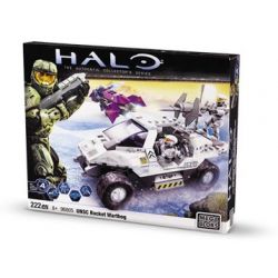 MEGA BLOKS 96805 non  TÊN LỬA VÔ DỤNG bộ đồ chơi xếp lắp ráp ghép mô hình Computer Games UNSC ROCKET WARTHOG Trò Chơi 222 khối