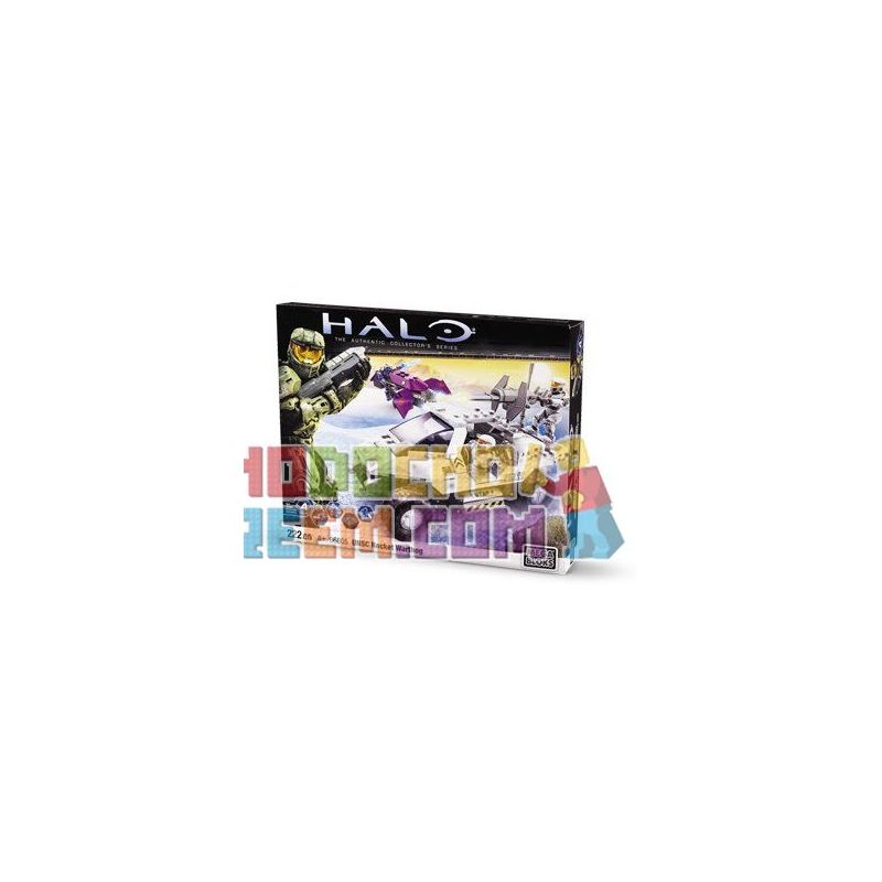 MEGA BLOKS 96805 non  TÊN LỬA VÔ DỤNG bộ đồ chơi xếp lắp ráp ghép mô hình Computer Games UNSC ROCKET WARTHOG Trò Chơi 222 khối