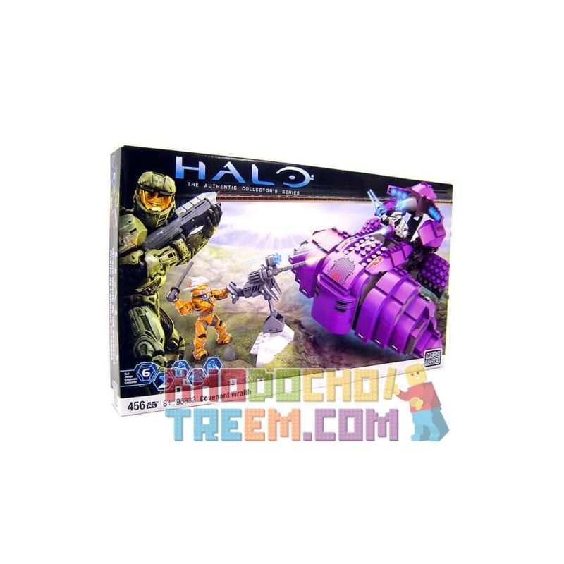 MEGA BLOKS 96832 non  GIAO ƯỚC WRAITH bộ đồ chơi xếp lắp ráp ghép mô hình Computer Games COVENANT WRAITH Trò Chơi 456 khối