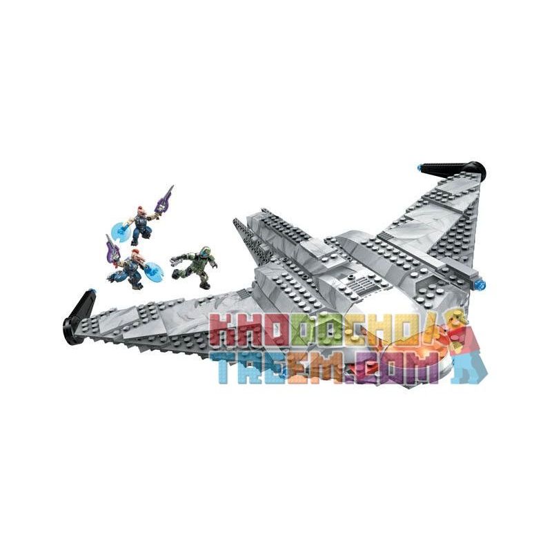 MEGA BLOKS 96835 non  DAO GĂM UNSC bộ đồ chơi xếp lắp ráp ghép mô hình Computer Games UNSC SHORTSWORD Trò Chơi 471 khối