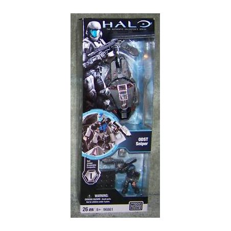 MEGA BLOKS 96861 non  BẮN TỈA ODST bộ đồ chơi xếp lắp ráp ghép mô hình Computer Games ODST SNIPER Trò Chơi 26 khối