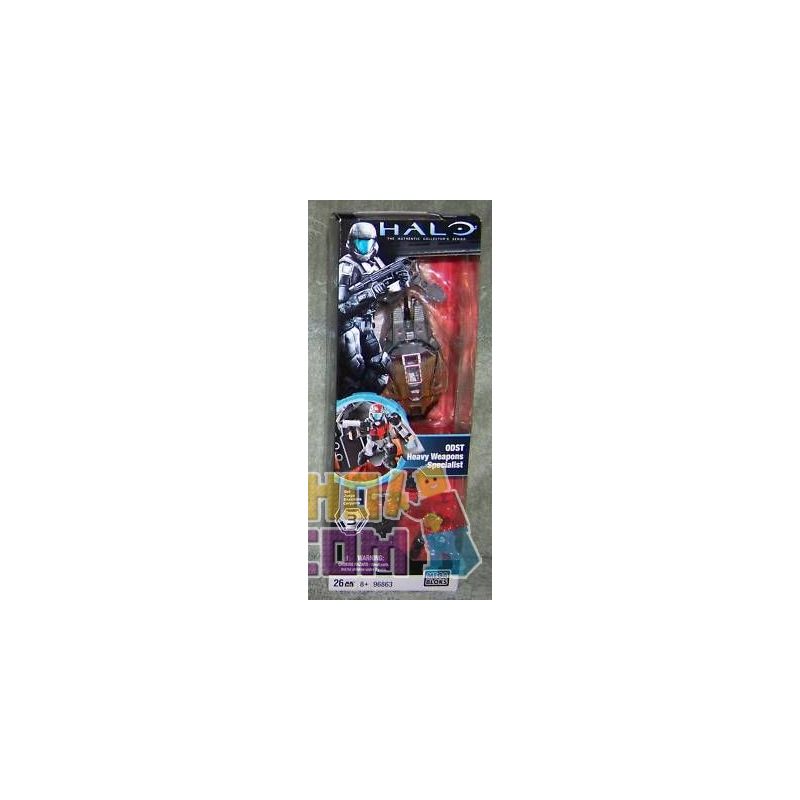 MEGA BLOKS 96863 non  CHUYÊN GIA VỀ VŨ KHÍ HẠNG NẶNG ODST bộ đồ chơi xếp lắp ráp ghép mô hình Computer Games ODST HEAVY WEAPONS SPECIALIST Trò Chơi 26 khối