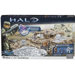 MEGA BLOKS 96837 non  DI TÍCH CHIẾN TRANH bộ đồ chơi xếp lắp ráp ghép mô hình Computer Games BATTLESCAPE Trò Chơi 80 khối