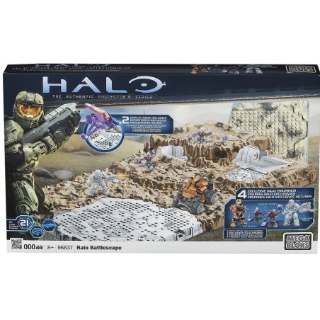 MEGA BLOKS 96837 non  DI TÍCH CHIẾN TRANH bộ đồ chơi xếp lắp ráp ghép mô hình Computer Games BATTLESCAPE Trò Chơi 80 khối