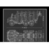 SHENZHEN RAEL ENTERTAINMENT LE-J907 J907 LEJ907 non  XE DU LỊCH MERCEDES-BENZ UNIMOG bộ đồ chơi xếp lắp ráp ghép mô hình  Kỹ Thuật Công Nghệ Cao Mô Hình Phương Tiện 6689 khối