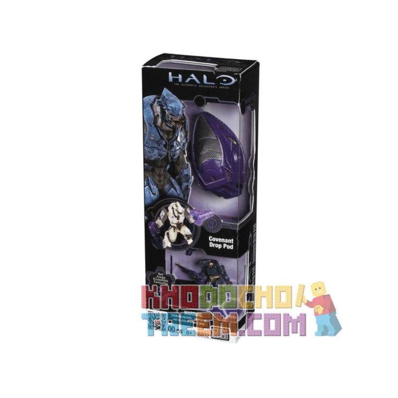 MEGA BLOKS 96932 non  STAR LEAGUE BOOT SUPER ELITE bộ đồ chơi xếp lắp ráp ghép mô hình Computer Games COVENANT DROP POD ELITE ULTRA Trò Chơi 22 khối