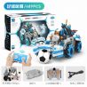 COGO 14421 non  XE Ô TÔ ĐIỀU KHIỂN TỪ XA BÁNH UNIVERSAL MECANUM 2 MẪU BLUE STORM RED MEN FOOTBALL bộ đồ chơi xếp lắp ráp ghép mô hình Mindstorms Lập Trình Khoa Học 404 khối