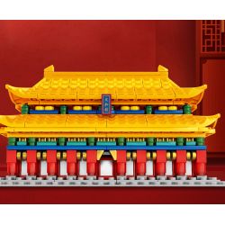 SEMBO 608002 non  HỘI TRƯỜNG HÀI HÒA TỐI CAO bộ đồ chơi xếp lắp ráp ghép mô hình Architecture PALACE BUILDING HALL OF SUPREME HARMONY Công Trình Kiến Trúc 573 khối