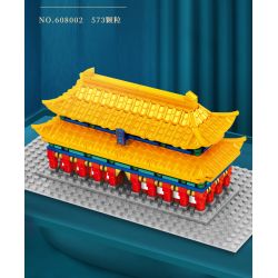 SEMBO 608002 non  HỘI TRƯỜNG HÀI HÒA TỐI CAO bộ đồ chơi xếp lắp ráp ghép mô hình Architecture PALACE BUILDING HALL OF SUPREME HARMONY Công Trình Kiến Trúc 573 khối