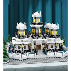 SEMBO 608003 non  CUNG ĐIỆN YANXI bộ đồ chơi xếp lắp ráp ghép mô hình Architecture PALACE BUILDING Công Trình Kiến Trúc 2587 khối