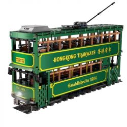 MouldKing KB120 Mould King KB120 non  HỒNG KÔNG TRÂM bộ đồ chơi xếp lắp ráp ghép mô hình Creator HONG KONGTRAMWAYS Sáng Tạo 2528 khối