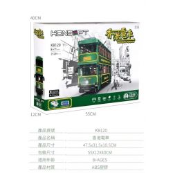 MouldKing KB120 Mould King KB120 non  HỒNG KÔNG TRÂM bộ đồ chơi xếp lắp ráp ghép mô hình Creator HONG KONGTRAMWAYS Sáng Tạo 2528 khối