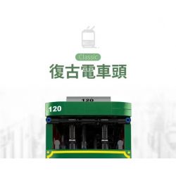 MouldKing KB120 Mould King KB120 non  HỒNG KÔNG TRÂM bộ đồ chơi xếp lắp ráp ghép mô hình Creator HONG KONGTRAMWAYS Sáng Tạo 2528 khối