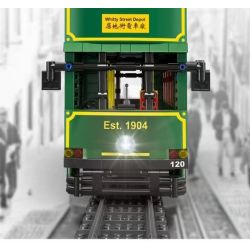 MouldKing KB120 Mould King KB120 non  HỒNG KÔNG TRÂM bộ đồ chơi xếp lắp ráp ghép mô hình Creator HONG KONGTRAMWAYS Sáng Tạo 2528 khối