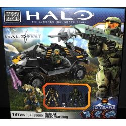 MEGA BLOKS 99660 non  FIGHT EVOLUTION UNSC. bộ đồ chơi xếp lắp ráp ghép mô hình Computer Games HALO CE UNSC WARTHOG Trò Chơi 197 khối