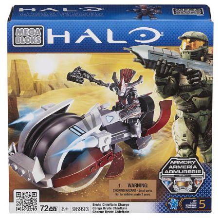 MEGA BLOKS 96993 non  LÃI SUẤT THỰC PHẨM MHOST bộ đồ chơi xếp lắp ráp ghép mô hình Computer Games BRUTE CHIEFTAIN CHARGE Trò Chơi 72 khối