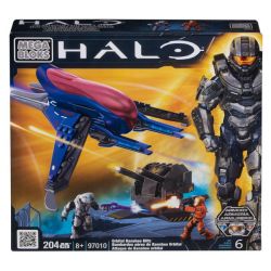MEGA BLOKS 97010 non  QUỸ ĐẠO BANSHEE BLITZ bộ đồ chơi xếp lắp ráp ghép mô hình Computer Games ORBITAL BANSHEE BLITZ Trò Chơi 204 khối