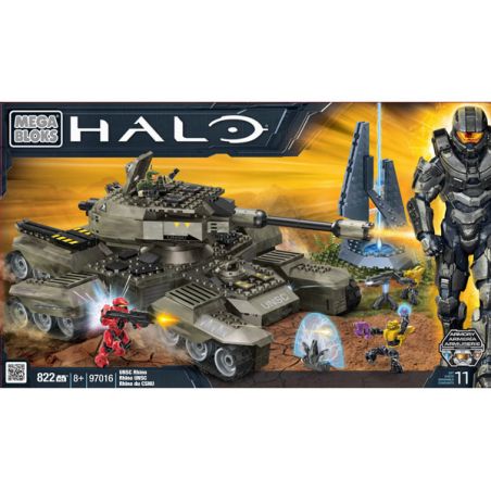 MEGA BLOKS 97016 non  UNSC TÊ GIÁC. bộ đồ chơi xếp lắp ráp ghép mô hình Computer Games UNSC RHINO Trò Chơi 822 khối