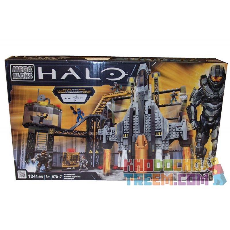 MEGA BLOKS 97017 non  ĐẾM NGƯỢC bộ đồ chơi xếp lắp ráp ghép mô hình Computer Games COUNTDOWN Trò Chơi 1241 khối