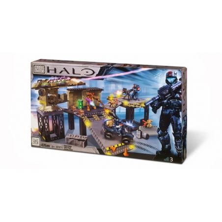 MEGA BLOKS 97071 non  BAO VÂY LŨ LỤT bộ đồ chơi xếp lắp ráp ghép mô hình Computer Games FLOOD SIEGE Trò Chơi 426 khối