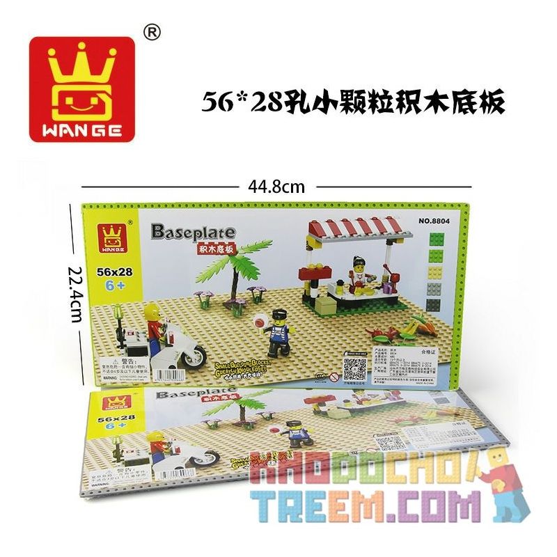 WANGE 8804 non  TẤM ĐÁY bộ đồ chơi xếp lắp ráp ghép mô hình Creator BASEPLATE Sáng Tạo