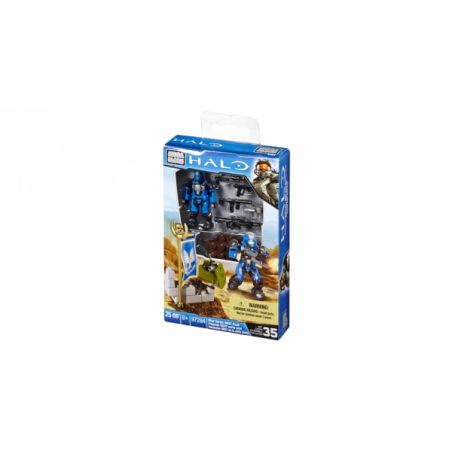 MEGA BLOKS 97284 non  TÚI ODST LOẠT MÀU XANH bộ đồ chơi xếp lắp ráp ghép mô hình Computer Games BLUE SERIES ODST PACK Trò Chơi 25 khối