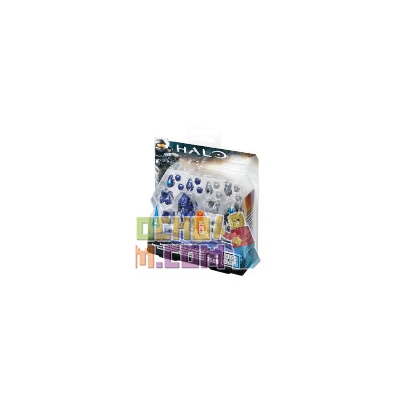 MEGA BLOKS 97285 non  TÚI THƯỢNG HẠNG MÀU XANH bộ đồ chơi xếp lắp ráp ghép mô hình Computer Games BLUE SERIES ELITE PACK Trò Chơi 29 khối